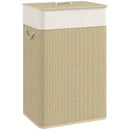 HOMCOM Laundry Hamper With Removable Washable Liner Bag