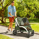 PawHut Easy Folding Pet Stroller for Large Dogs