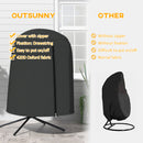 Outsunny Hanging Egg Chair Cover Garden Swing Chair Cover Waterproof