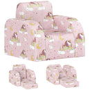 AIYAPLAY Kids Armchair, Foldable Toddler Chair For Bedroom