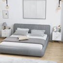 HOMCOM 2-Piece Bedside Tables Set with 2 Drawers for Bedroom, White