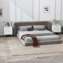 HOMCOM 2-Piece Bedside Tables Set with 2 Drawers for Bedroom, White