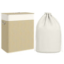 HOMCOM 100L Laundry Basket With Lid, Washing Basket For Bathroom