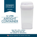Lewis's Airtight Container 1.2 Litre