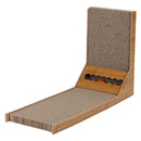 KidKid Corrugated L-shaped Cat Scratcher with Toys