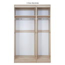 Helsinki Ready Assembled Wardrobe with 3 Doors  - White Matt