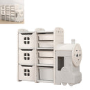 Kidkid Cute Train Shape Toys Storage Rack