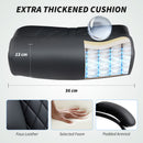 HOMCOM PU Leather Office Chair with Spring Padding Swivel Wheels