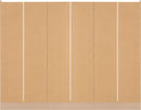 NEVADA 6 DOOR 2 DRAWER WARDROBE - WHITE GLOSS