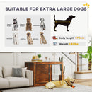 PawHut Dog Crate Furniture with Flip-up Top, 2 Doors