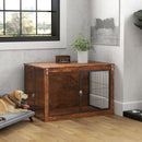 PawHut Dog Crate Furniture with Flip-up Top, 2 Doors