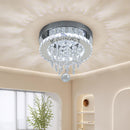 Livingandhome Crystal Ceiling Light With Droplets