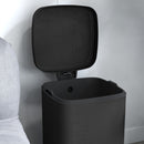 HOMCOM 20L Kitchen Pedal Bin, Metal Rubbish Bin With Soft-close Lid