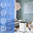 HOMCOM 20L/Day 6L Dehumidifier, Portable Quiet Air Dehumidifier For Laundry