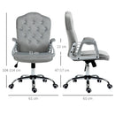 Vinsetto Home Office Chair with Adjustable Height Tilt Function