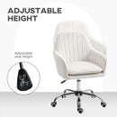 HOMCOM Office Chair, Swivel Desk Chair w/ Adjustable Height,