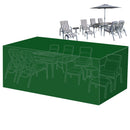 Silver & Stone Outdoor Furniture Cover for 11 Seater Rectangle Furniture Set - Dark Green