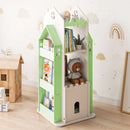 Kidkid 4-Tier Castle Rotating Bookshelf