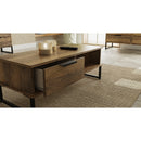 Havana Ready Assembled Coffee Table with 1 Drawer  - Vintage Oak