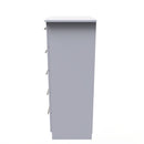 Sofia Ready Assembled Chest of Drawers with 5 Drawers  - Grey Matt