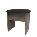 Havana Ready Assembled Dressing Table Stool  - Vintage Oak