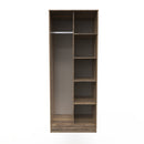 Havana Ready Assembled Open Wardrobe  - Vintage Oak