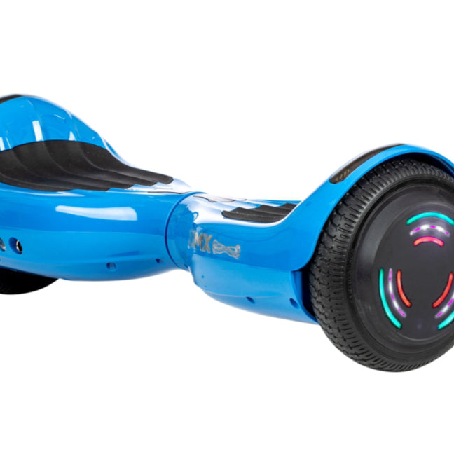 Zimx Hoverboard HB4 With LED Wheels - Chrome Blue