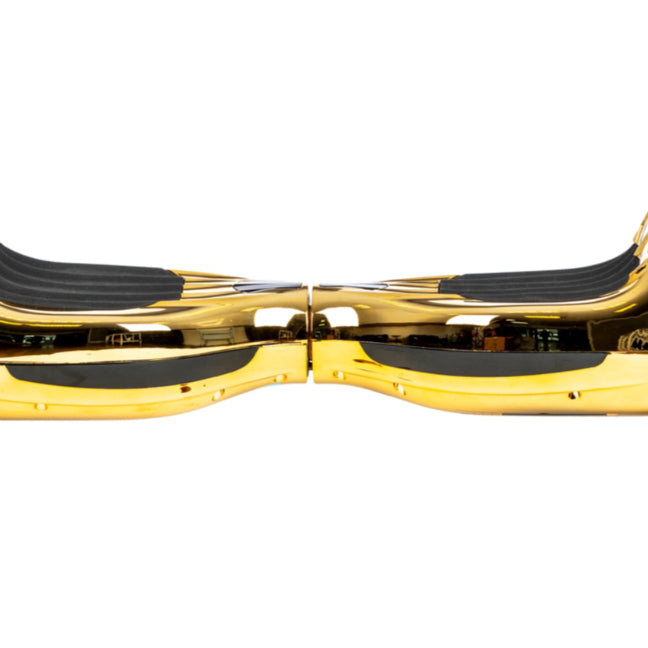 Zimx Hoverboard HB4 With LED Wheels - Chrome Gold