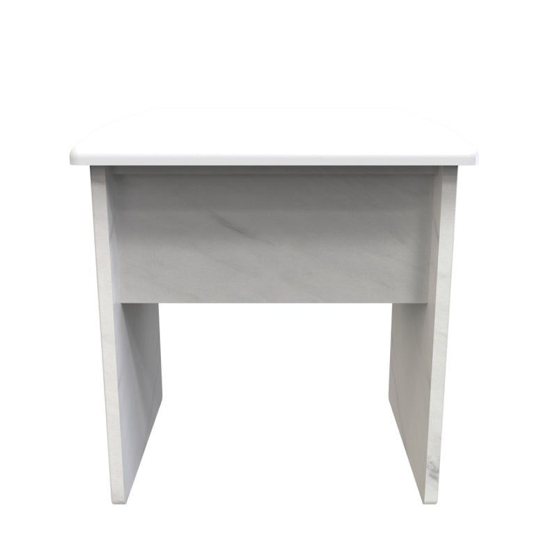 Harare Ready Assembled Dressing Table Stool  - Marble