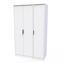 Helsinki Ready Assembled Wardrobe with 3 Doors  - White Matt