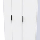 Helsinki Ready Assembled Wardrobe with 3 Doors  - White Matt