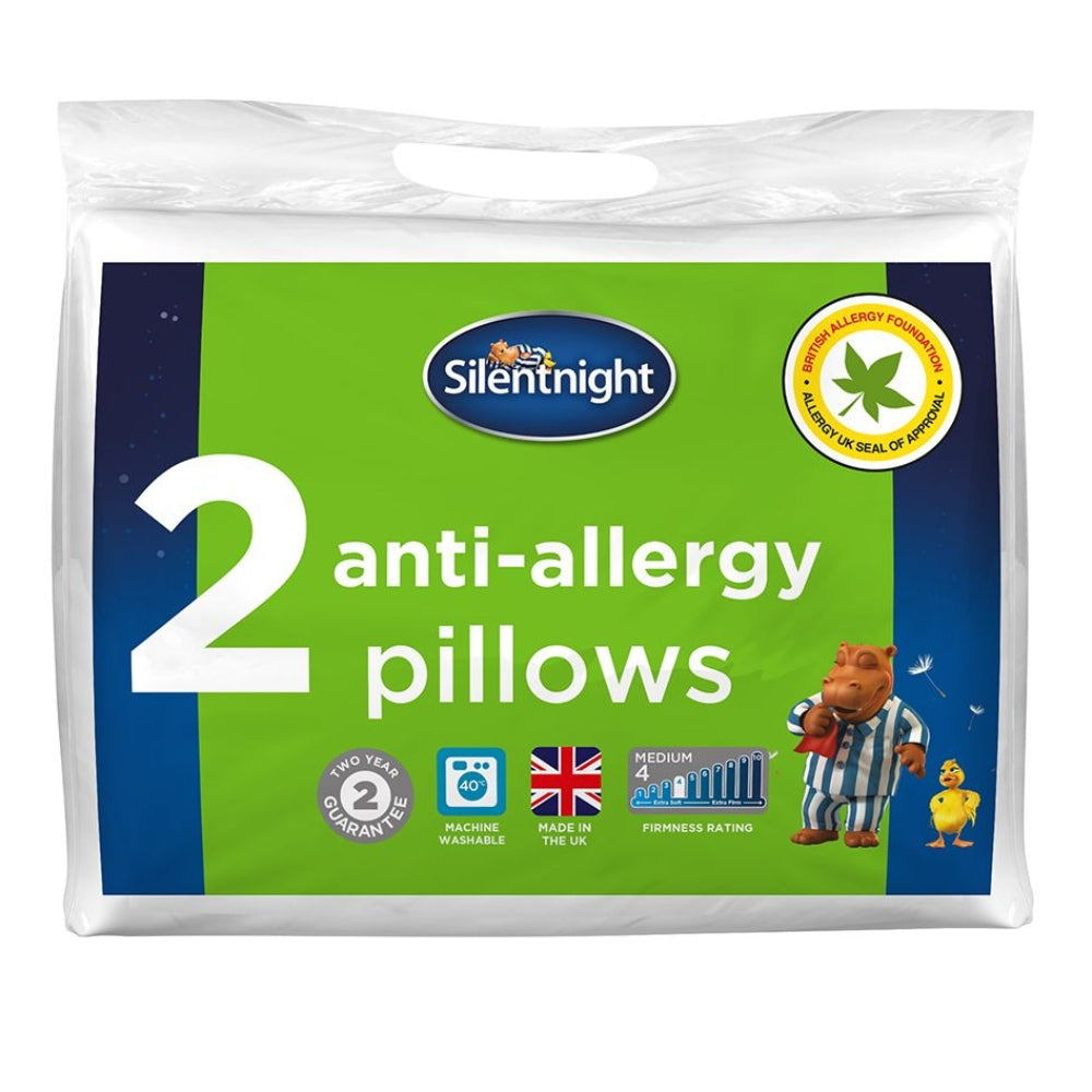 Silent Night AntiAllergy Cotton Fresh Pillows Pack of 2