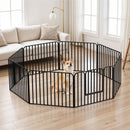 KidKid 8 Panels Metal Pet Playpen with a Door