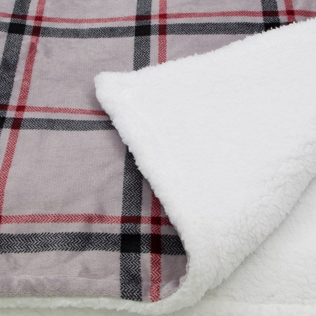 Bauer Luxury Soft Touch Heated Throw - Plaid