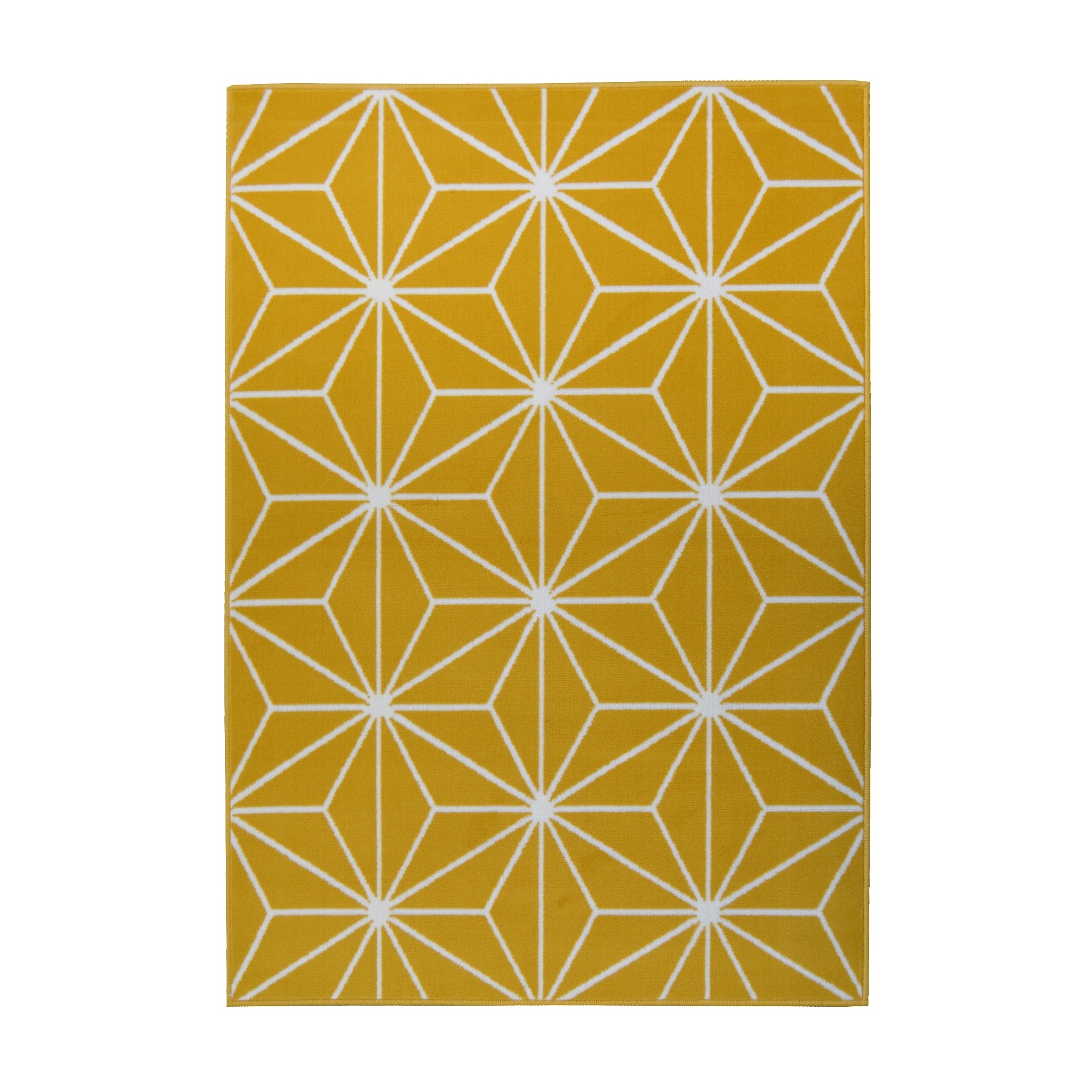 Lewis's Home Maestro Star Rugs Ochre Yellow