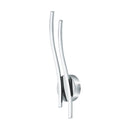 EGLO Valmora Curved Wall Light - White & Chrome