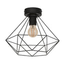 EGLO Tarbes Ceiling Light Geometric - Black