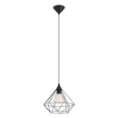 EGLO Tarbes Geometric Pendant Light - Black