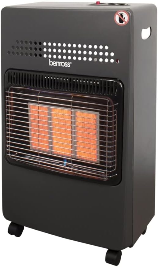 Benross Gas Portable Butane Gas Heater with Regulator & Pipe