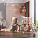 Kidkid Kids Playset with Slide Basket Hoop