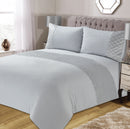 Lewis's Isla Pinsonic Panel Bedding - Silver