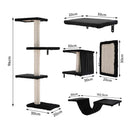 KidKid Cat Tree Set with Hammock and Jumping Platform