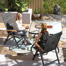 Outsunny Outdoor Folding Dining Chair, Dining Chair