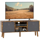 HOMCOM Modern TV Cabinet Stand w/ Shelves & Drawers