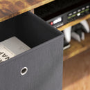 HOMCOM Modern TV Cabinet Stand w/ Shelves & Drawers