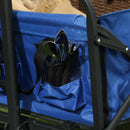 Outsunny 62L Festival Trolley, 120kg Heavy Duty Folding Trolley Cart