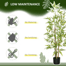 Artificial Plant Bamboo Artificial Tree Height 120 cm with Pot
