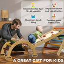 AIYAPLAY 5 in 1 Toddler Climbing Frame with Ramp, Arch, for 18-48 Months