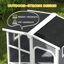 PawHut Wooden Dog Kennel, Dog House with Removable Floor