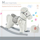 HOMCOM Children's Rocking Horse - White